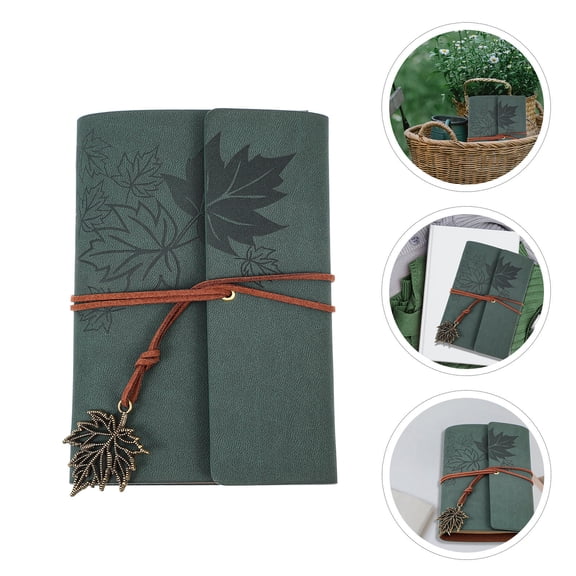 MLINS Kraft Paper Notebook Blank Schedule Planner Decorative Notepad Office Supplies