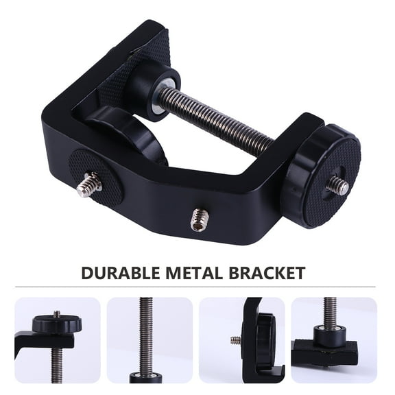 MLINS LCD Monitor Aluminum Alloy Desktop Mount C-Clamp Camera Mount Clamps Bracket