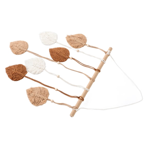 MLINS Leaf Wall Decor Bohemian Wall Art Hanging Wall Art Macrame Wall Hanging Bohemian Wall Decor Bohemian Decor For Living Room Bohemian Hanging Decor