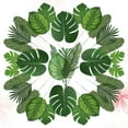 thumbnail image 1 of MLINS Lifelike Artificial Tropical Plants for Decoration with Bright Green Cloth Leaves 90Pcs Size M, 1 of 8