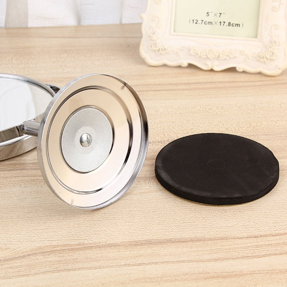 MLINS Lighted Makeup Double Sided Vanity Mirror 25X20CM Silver