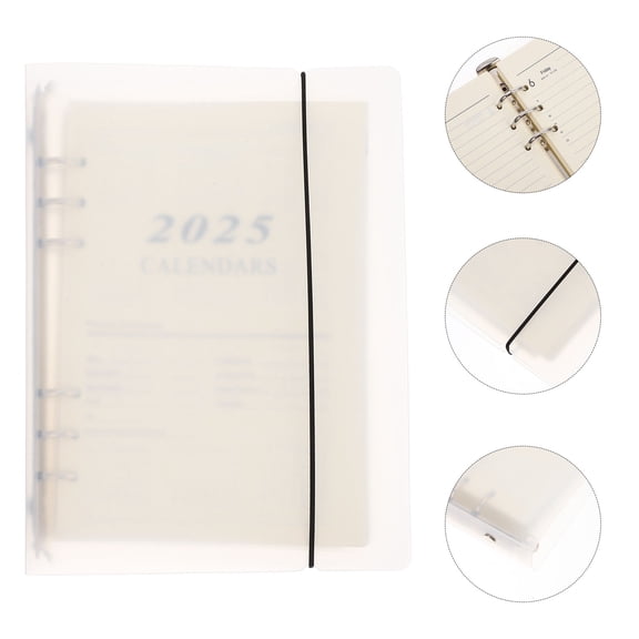 YUYUETIME Back to School weekly planner notebook PP White Writing Daily Notes 1Pack 9.3*6.9*1.2in