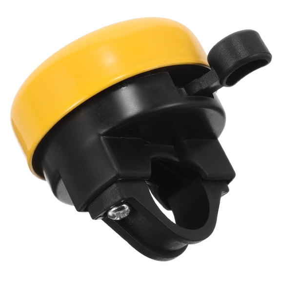 Cute Plastic Bike Bell for Kids and Adults Easy to Install on Bike Tricycle or Scooter Yellow Color