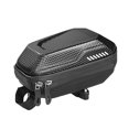 thumbnail image 1 of MLINS Luggage Rear Seat Bag Bike Gear Bag Bike Travel Bag 20X10X9CM Black, 1 of 1