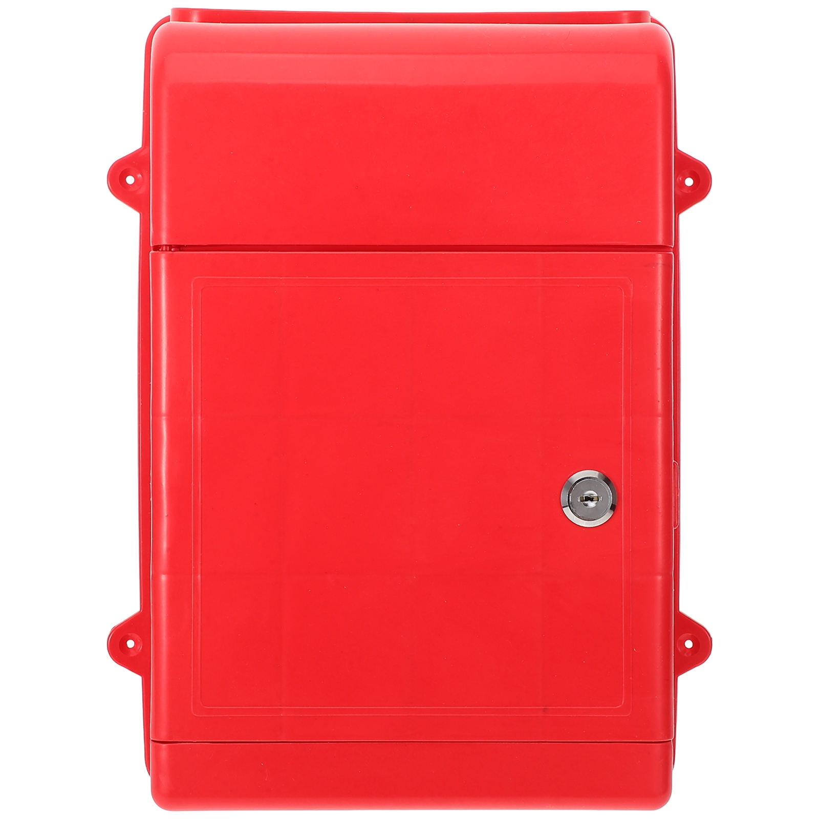 FELTECHELECTR Message Box Mailbox Wall Mount Red Polypropylene 1Pack