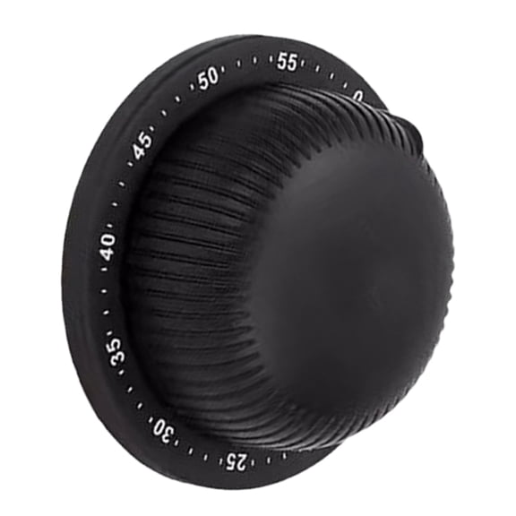 MLINS Manual Kitchen Timer with Magnetic Function for Cooking and Learning Black Stainless Steel ABS 60