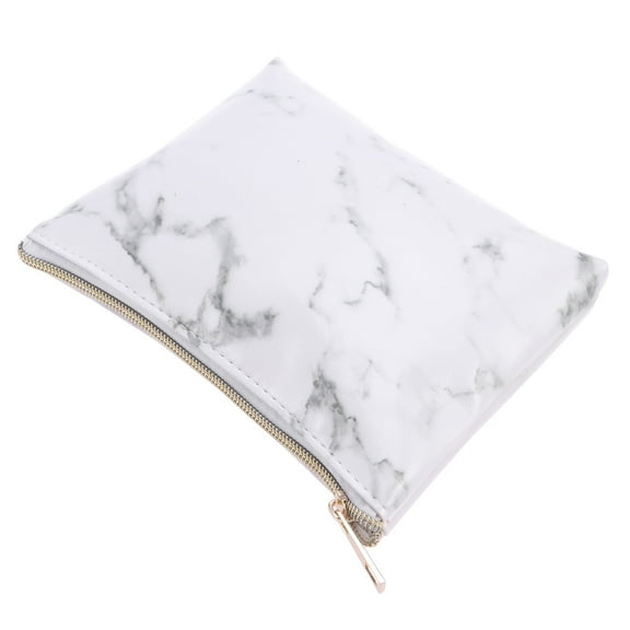 MLINS Marble Patterned Multi-use Travel Organizer Small Zipper Cosmetic Storage Bag Makeup Pouch