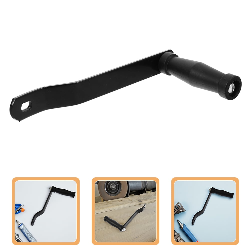 DINHEAROM Trailer Winch Handle Black Iron 1Set 8.3x4.5x1in - Walmart.com
