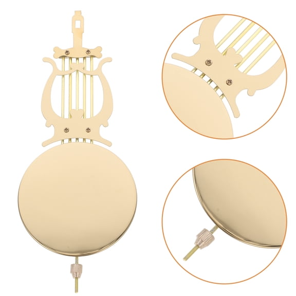 MLINS Mechanical Clock Pendulum Replacement for Wall Clocks Metal Pendulum for DIY Clock Repair Household Wall Clock Accessories Retro Clock Pendulum Clock Component