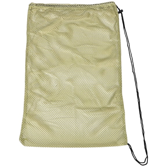 FELTECHELECTR Olive Green Ball Net Mesh Bag - Durable Sports Ball Storage, 1 Piece
