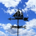 thumbnail image 1 of MLINS  Metal Direction Vane Weather Wind Decorations for outside Black, 1 of 6