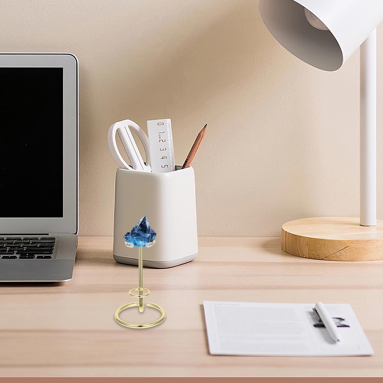 MLINS Metal Display Stand Rock Display Holder Mineral Display Base Rock ...