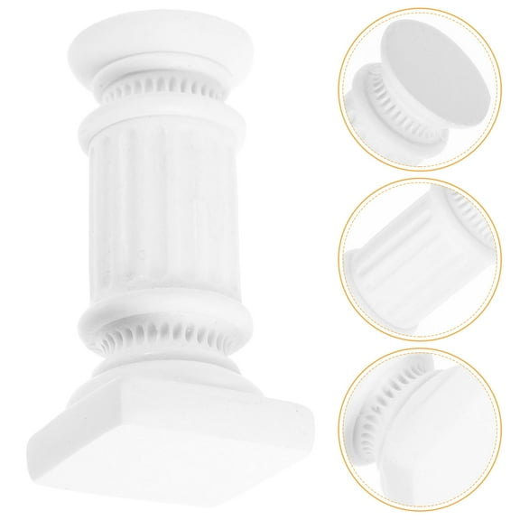 MLINS Mini Roman Column Pillar Home Desk Decor Resin Miniature Roman Pillar Ornament Tabletop Column Sculpture Decoration