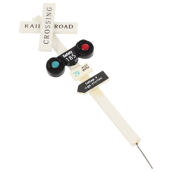 MLINS Miniature Accessories Road Sign Plugin Succulent Decoration