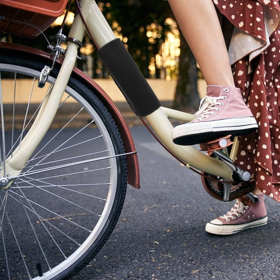 MLINS  Motorbike Frame Protection Front Fork Protector Cover Black