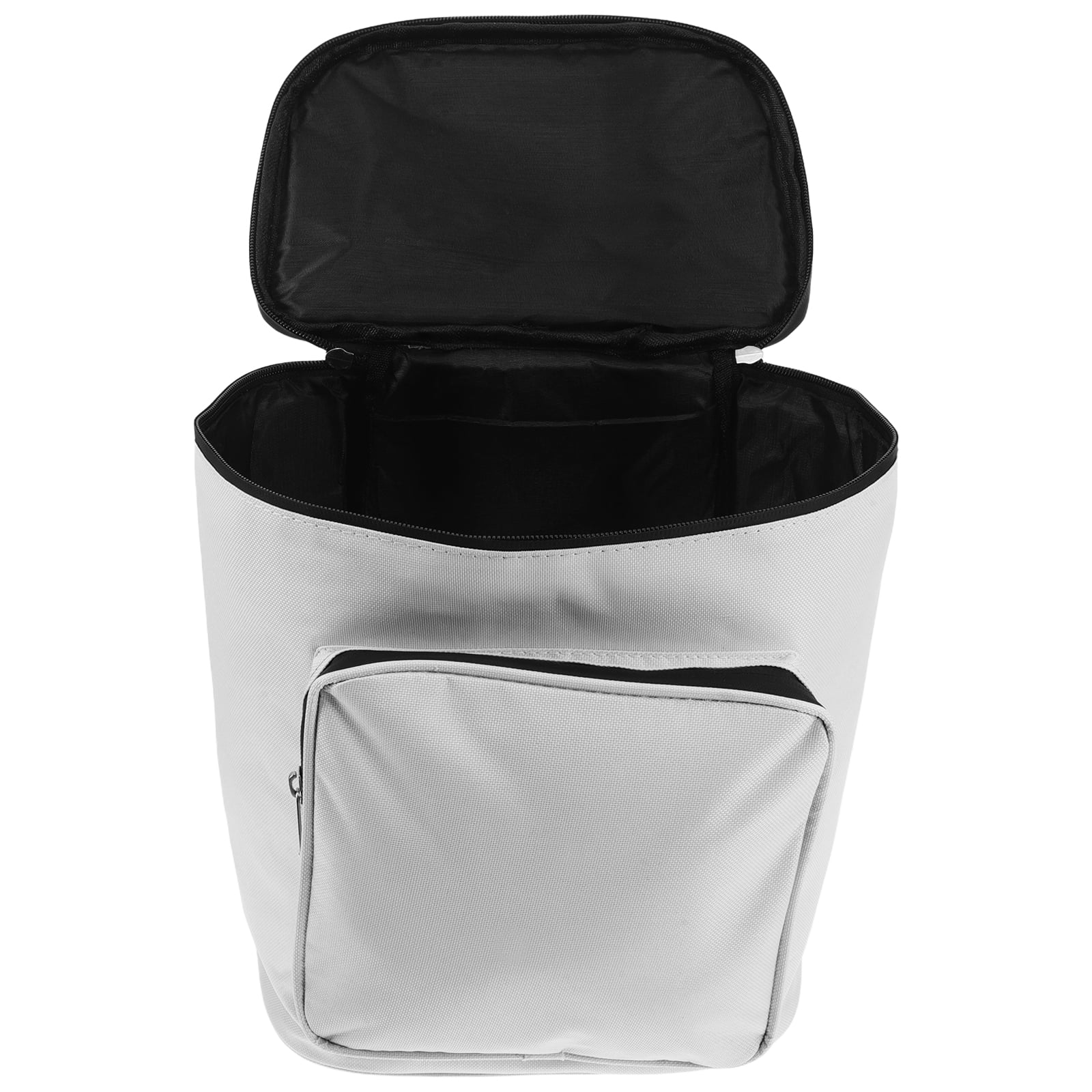 MLINS Motorcycle Bag Motorcycle Handlebar Bag Universal Handle Bar Bag Tool Bag Front Fork Storage Accessory Saddle Bag White
