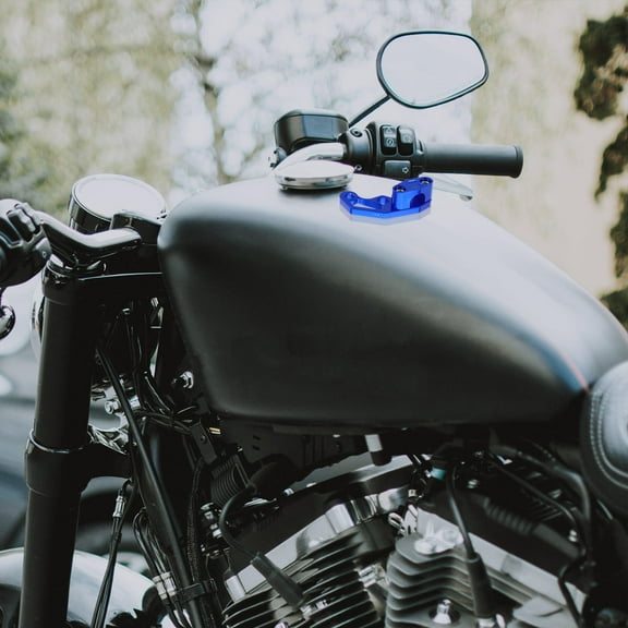 MLINS Motorcycle Brake Hose Clamp Cnc Modified Single Hole Oil Tube Cable Clips Easy To Install And Remove Prevents Oil Leakage