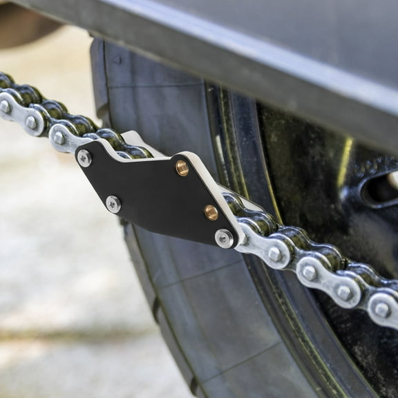 YUYUETIME Black Motorcycle Chain Guard Kit with Easy Installation and Strong Impact Resistance for Chain Safety