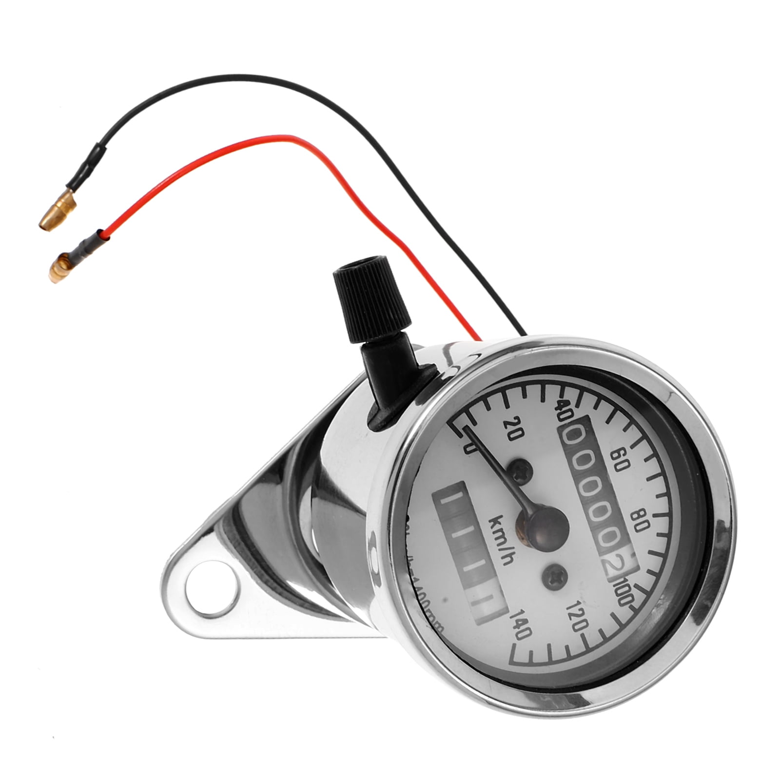 MLINS Motorcycle Modified Speedometer with Iron Plating Silver Color ...
