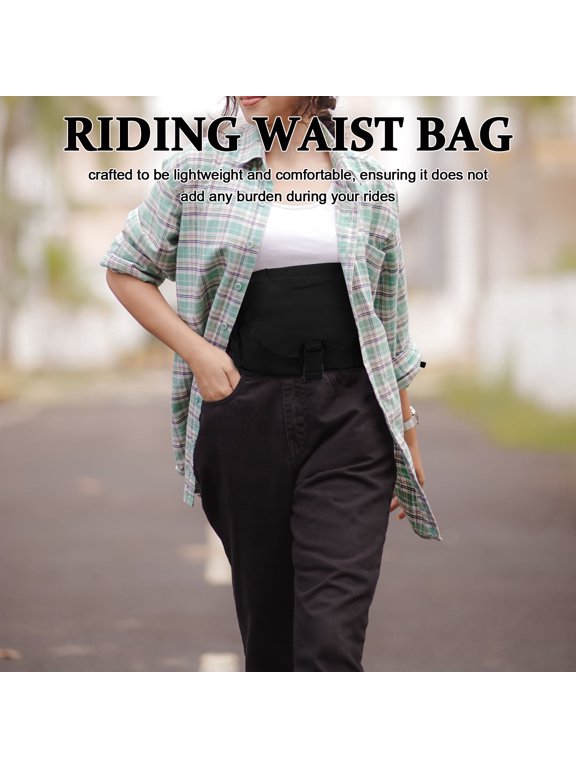Motorcycle Waist Pack Sleek Design For Off Road Racing 1Pcs 10.2X6.3X4.3In