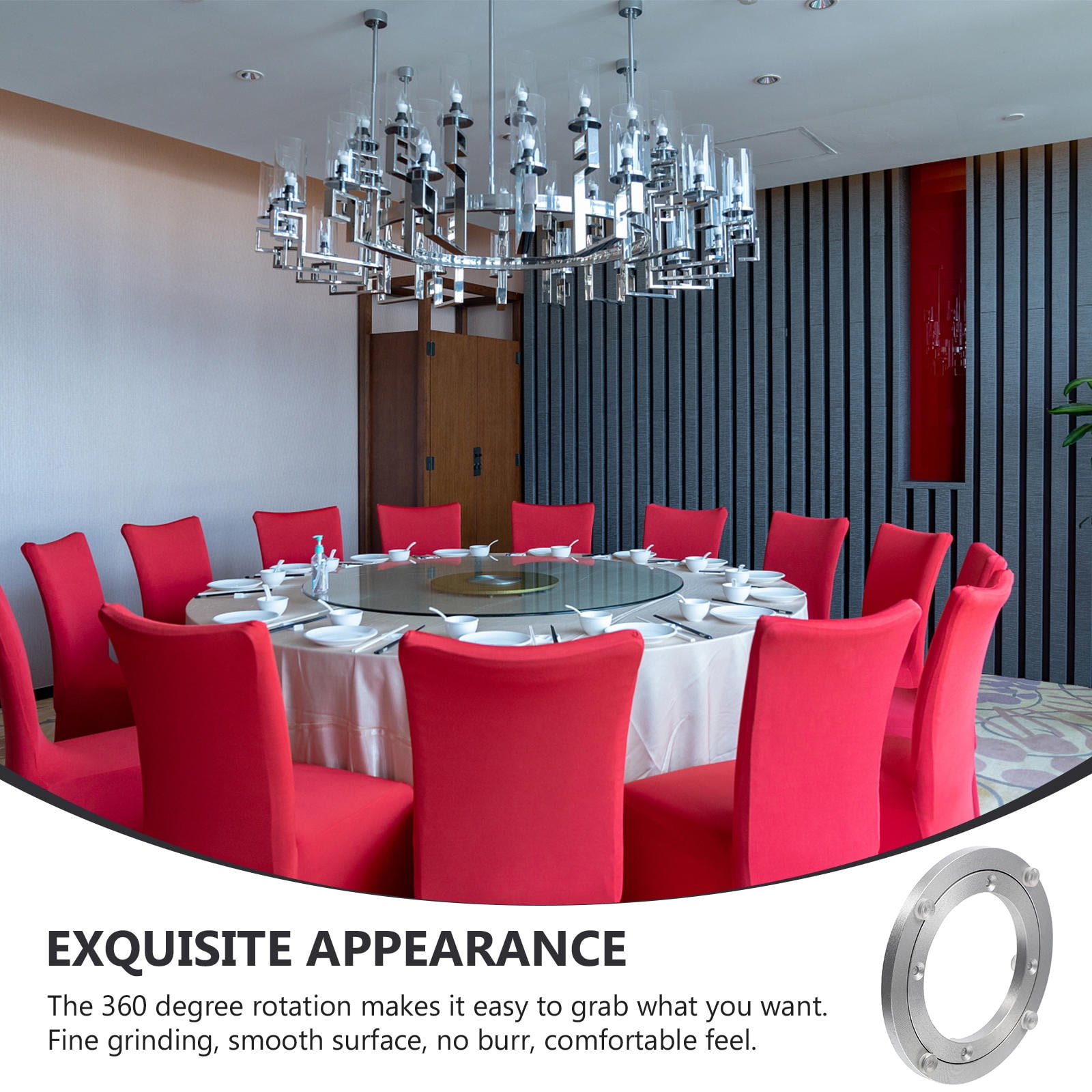 MLINS Motorized Rotatable Rotating Base Tabletop Turntable - Walmart.com