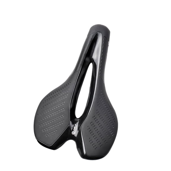DINHEAROM Bike Saddle Seat Cushion in Black with Ergonomic Design for Comfortable Cycling