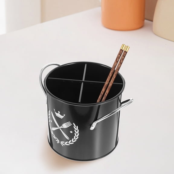 MLINS Multi-Functional Holder Kitchen Cutlery Drain Bucket Chopstick Storage Holder Decorative Cutlery Container Kitchen Bucket