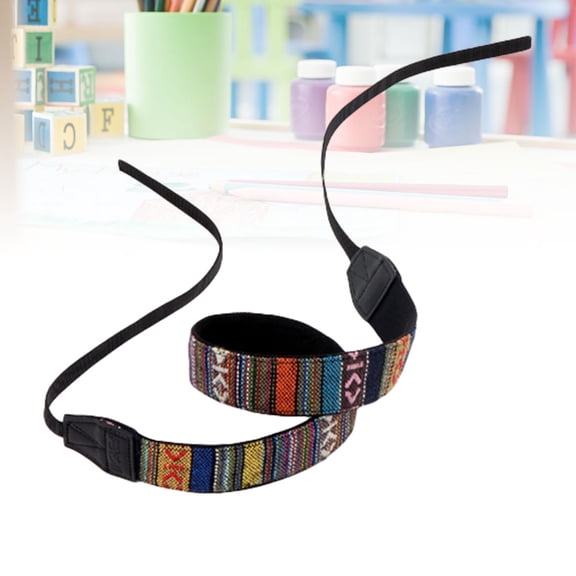 MLINS MultiColor Vintage Camera Strap Made of Canvas for SLR DSLR with Comfortable Design 1.5 inch width