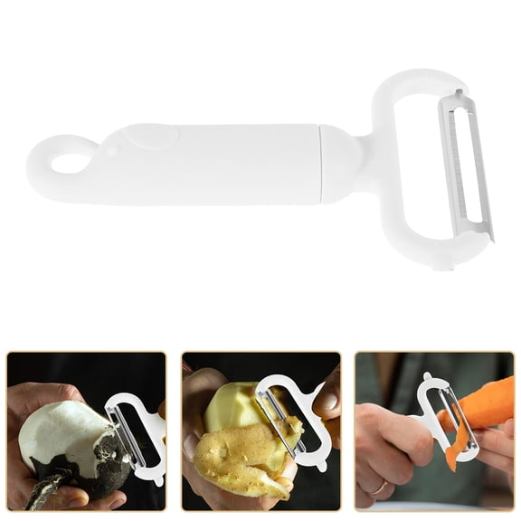 MLINS Multifunctional Kitchenware Set with Stainless Steel and PP Fruit Peeler Tool for Home Use .5 inches