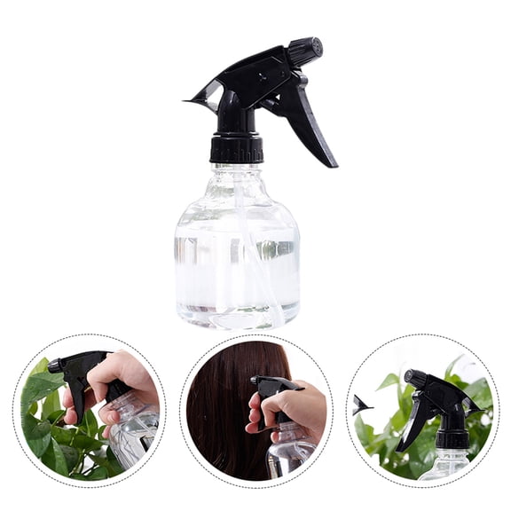 MLINS Multiuse Plastic Sprayer for Storage Transparent Spray Bottles 3 Pack Lightweight Portable Gardening and Hairdressing