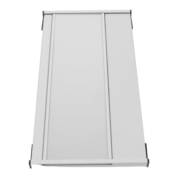 FELTECHELECTR Aluminium Alloy Name Plate Silver Professional Design Door Signs 1Pcs 11.6x6.1x0.6in