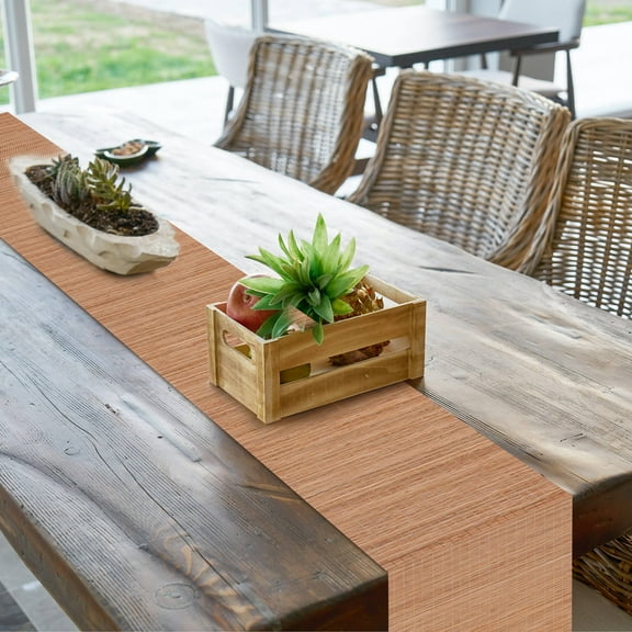 MLINS  Natural Tea Ceremony Runner Bamboo Mat Decorative Table