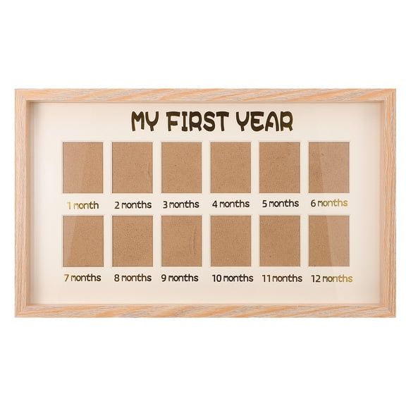 MLINS  Newborn Baby Boy Photo Frame Table Milestones Monthly Picture