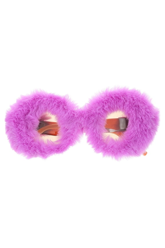 Novelty Sunglasses for Adults Boho Unique Fashion Eyeglasses Woman Violet