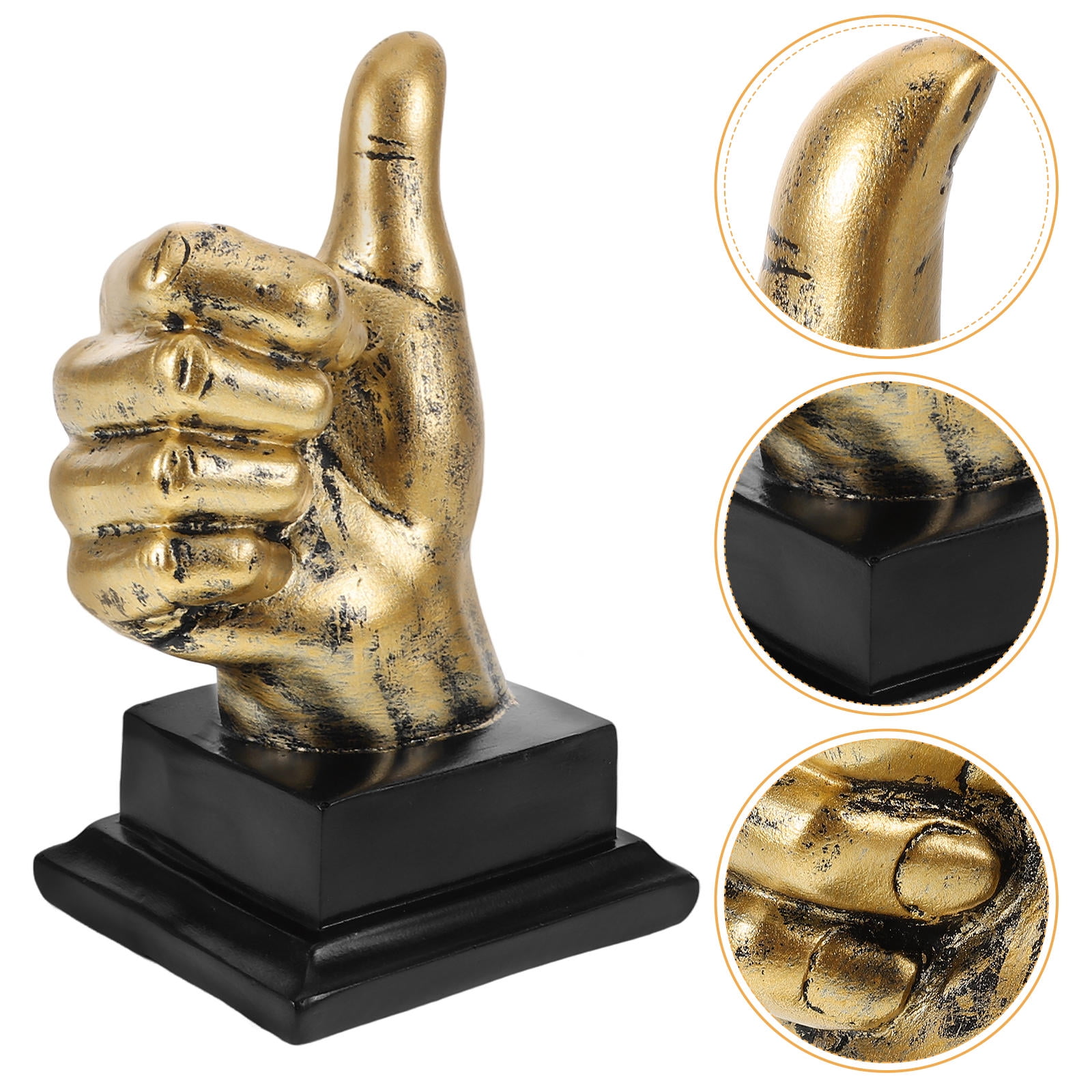 MLINS Novelty Thumb-up Prize Trophy Game Competition Trophy Prop Sports ...