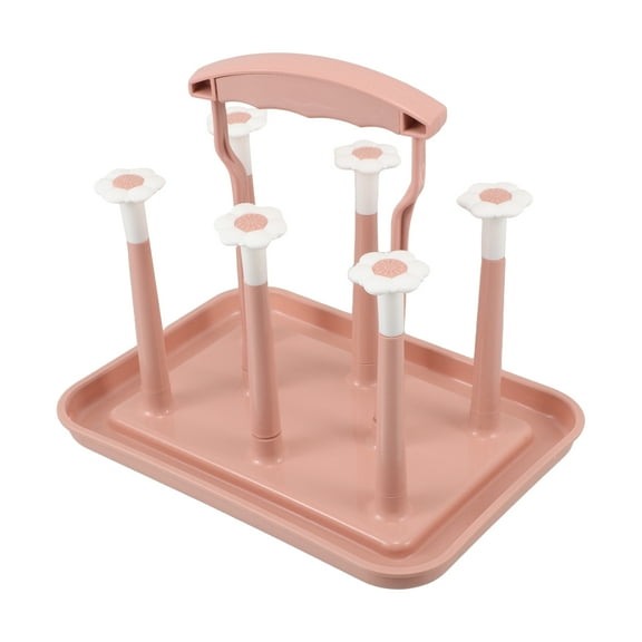 DINHEAROM Bottle Drying Rack Holder Pink PP 1Pcs Cup Organizer Storage