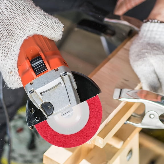 MLINS Nylon Grinding Wheels Multi Functional Abrasive Wheels Fiber Wheel Nonwoven Wheel Angular Nylon Wheel Nonwoven Grinding Wheel