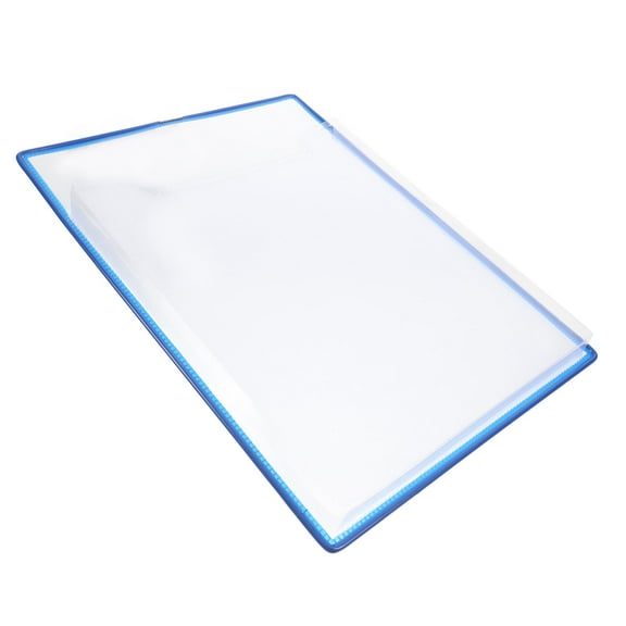 MLINS Organizers A4 File Box Wall Hanging Storage Office 32.30X24.30X2.00CM Blue