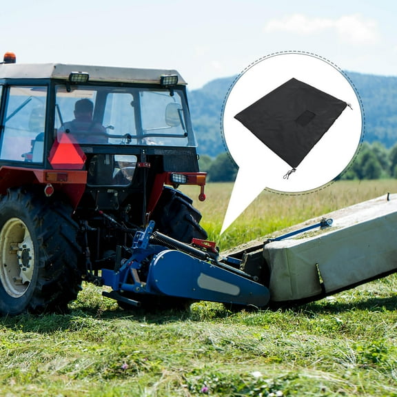 MLINS Outdoor Storage Bag For Lawn Mower Leaves Waterproof Lawn Tractor Attachments Large Leaf Bag For Garden Grass Collection Patio Storage And Yard Waste Management