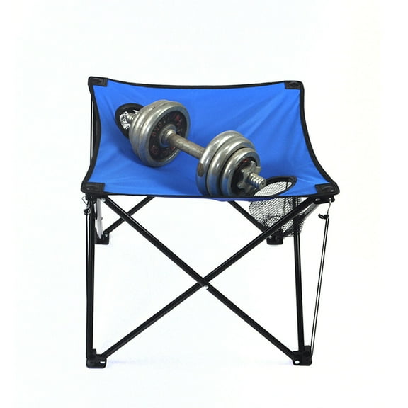 MLINS Outdoor Table with Cup Holder Small Camping Folding