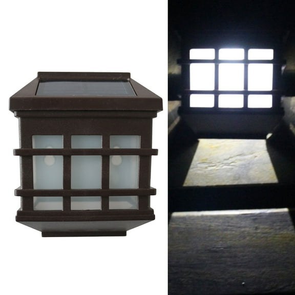 AURARMLET Solar Barn Lights 1Set Abs Plastic Driveway