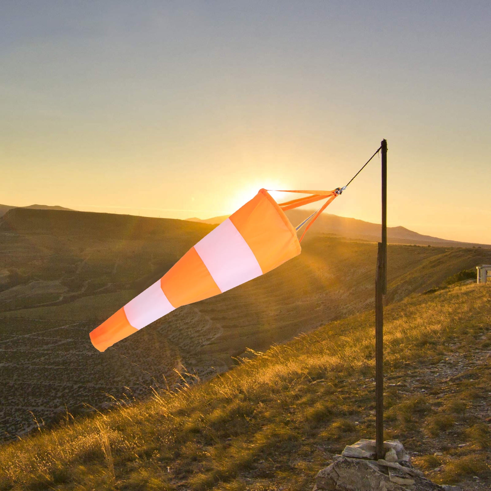 AURARMLET Outdoor Use Windsock Cone Shaped 1Pcs 39.4X13.4in - Walmart.com