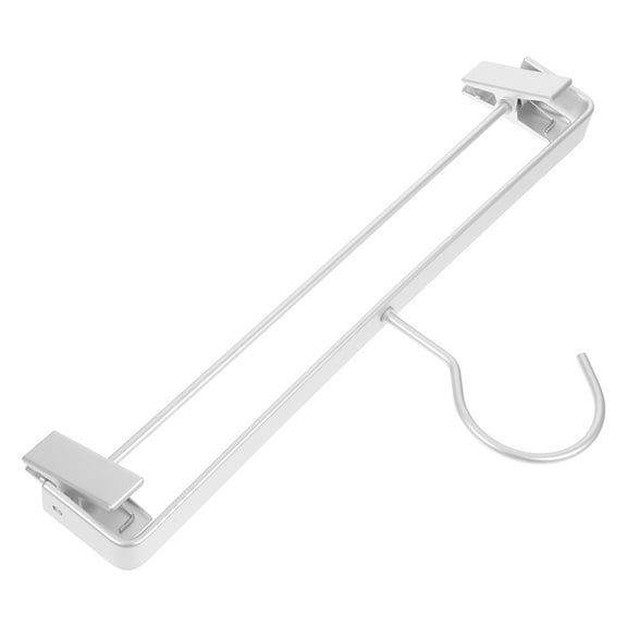 MLINS Pants Hangers Skirt Hangers With Clips Aluminum Alloy Heavy Duty Skirt Slacks Hangers Metal Trouser Clip For Jeans Clothes Space Saving