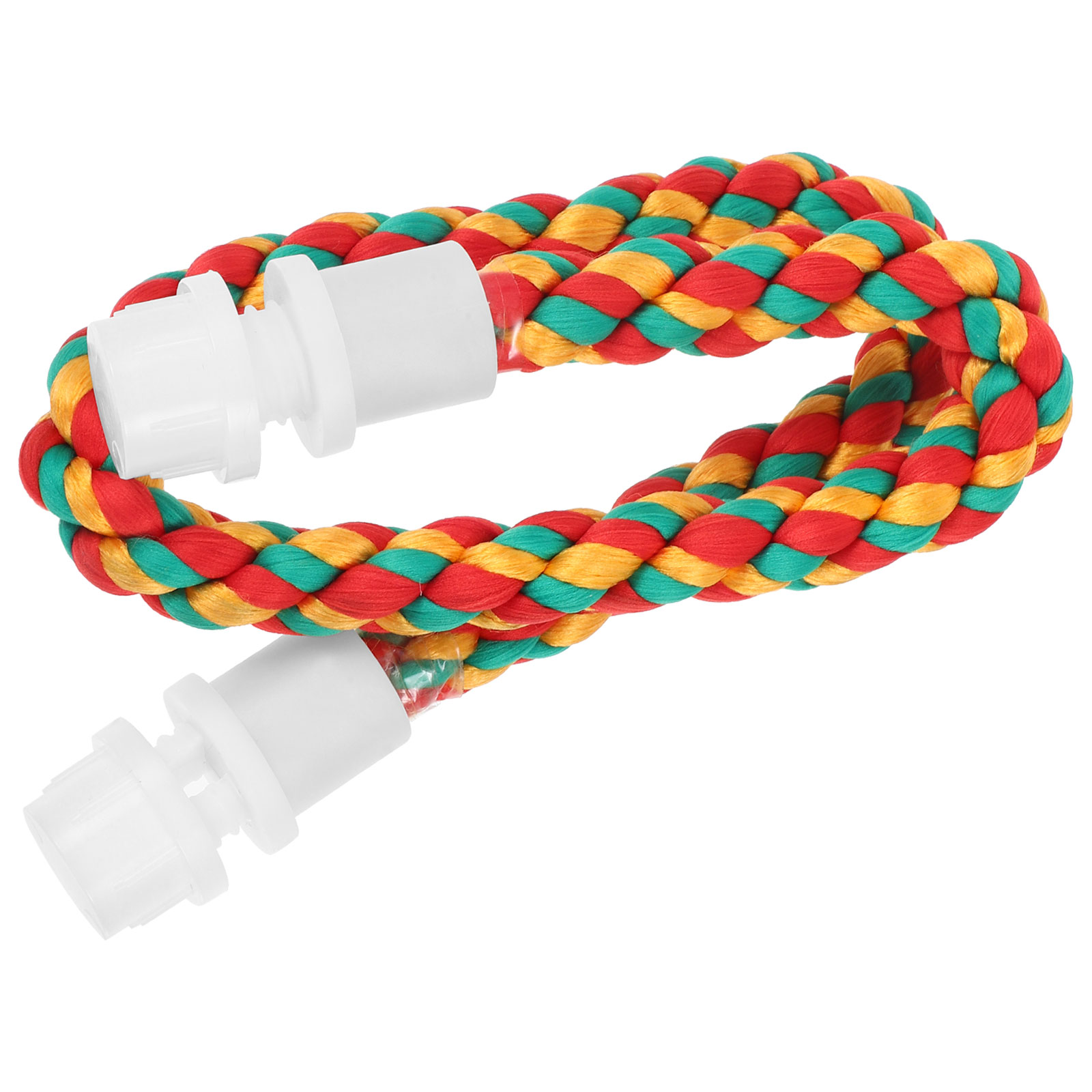 View of MLINS Parrot Climbing Cotton Rope Bird Cage Hamster Toys Perches for ...