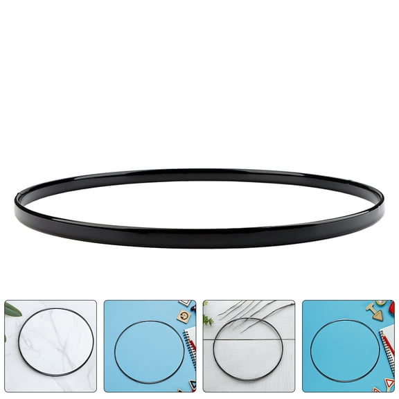 MLINS Percussion Drum Hoop Instrument Parts 12.58 Inch Rubber Hoop Protector For Snare Bass Drums Percussion Instrument Maintenance