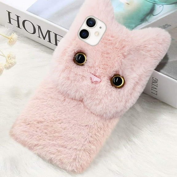 MLINS  Phone Case with All Button Access Cartoon Cat Shell