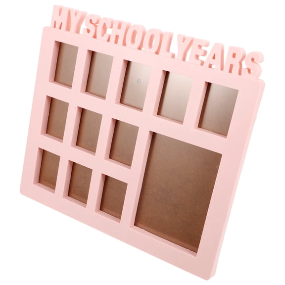 MLINS Photo Board Student Photo Frame Child Newborn 28.00X24.80X1.80CM Pink