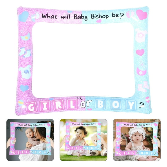 MLINS Photo Booth Inflatable Frame for Birthday Made of Plastic and Easy to Inflate 70 Characters