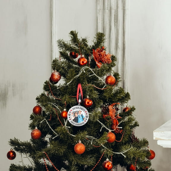 MLINS Picture Frame Ornament Christmas Hanging Photo Frames Decor for Memorial