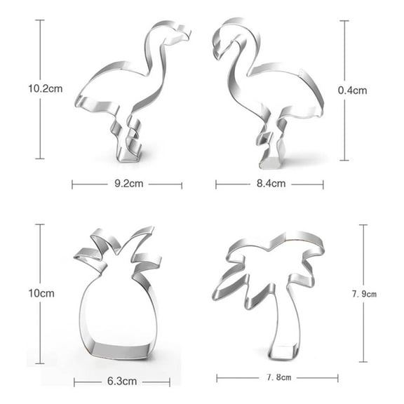 FONWILYO Pineapple Cake Mold Stainless Steel For Baking 1Set